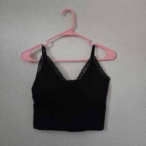 Lace Trim Crop Tops (3)